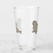 Afbeelding van de cartoon van olifantenzegels glas (Links)
