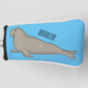 Afbeelding van de cartoon van olifantenzegels golfheadcover