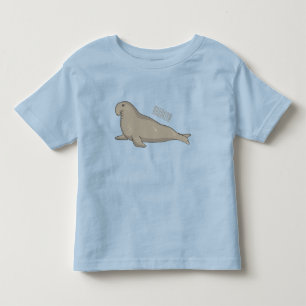 Afbeelding van de cartoon van olifantenzegels kinder shirts