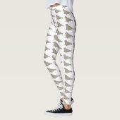 Afbeelding van de cartoon van olifantenzegels leggings (Links)