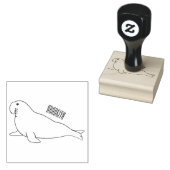 Afbeelding van de cartoon van olifantenzegels rubberstempel (Gestempeld)