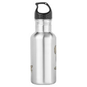 Afbeelding van de cartoon van olifantenzegels waterfles (Achterkant)