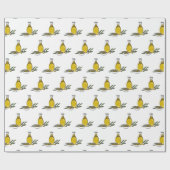 Afbeelding van de cartoon van olijfolie cadeaupapier (Vlak)