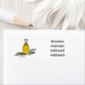 Afbeelding van de cartoon van olijfolie etiket (Insitu)