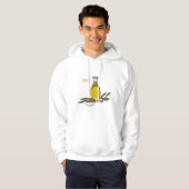 Afbeelding van de cartoon van olijfolie hoodie (Voorkant volledig)