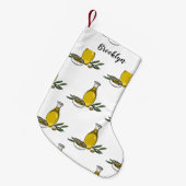 Afbeelding van de cartoon van olijfolie kleine kerstsok (Voorkant (Hangend))