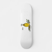 Afbeelding van de cartoon van olijfolie persoonlijk skateboard (Voorkant)