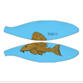 Afbeelding van de cartoon van pleco-vis basketbal (Panelen)