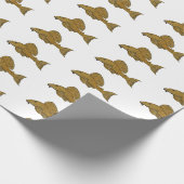 Afbeelding van de cartoon van pleco-vis cadeaupapier (Hoek)