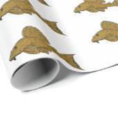 Afbeelding van de cartoon van pleco-vis cadeaupapier (Rol Hoek)