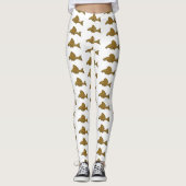 Afbeelding van de cartoon van pleco-vis leggings (Voorkant)