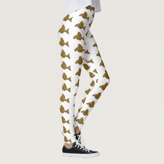 Afbeelding van de cartoon van pleco-vis leggings (Rechts)