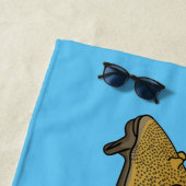 Afbeelding van de cartoon van pleco-vis strandlaken (In situ)