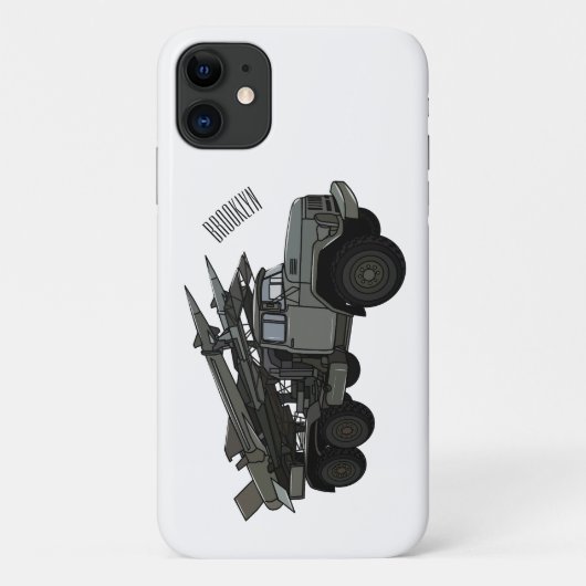 Afbeelding van de cartoon van raketten Case-Mate iPhone case (Achterkant)