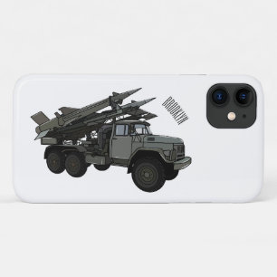 Afbeelding van de cartoon van raketten Case-Mate iPhone case