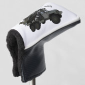 Afbeelding van de cartoon van raketten golfheadcover (3/4 voorkant)
