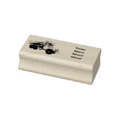 Afbeelding van de cartoon van raketten rubberstempel (Stempel)
