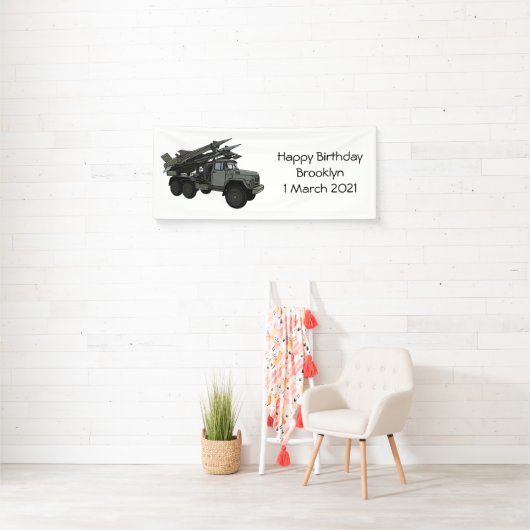 Afbeelding van de cartoon van raketten spandoek (Insitu)