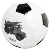 Afbeelding van de cartoon van raketten voetbal (Drie kwart)