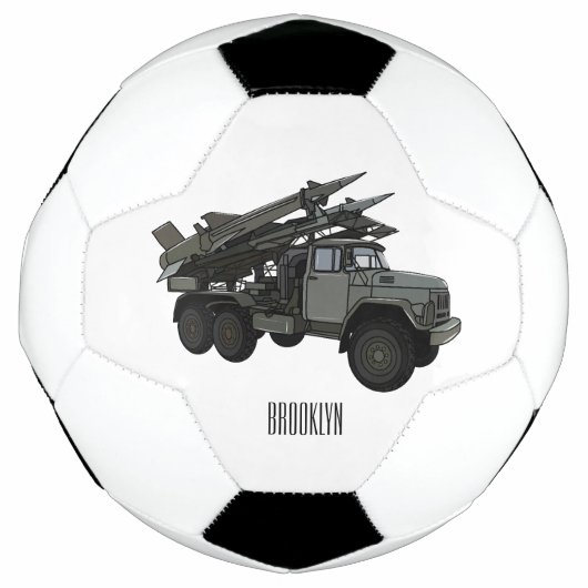 Afbeelding van de cartoon van raketten voetbal (Voorkant)