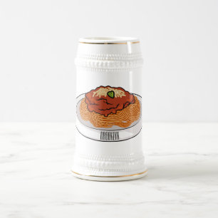 Afbeelding van de cartoon van Spaghetti Bierpul