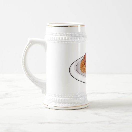 Afbeelding van de cartoon van Spaghetti Bierpul (Links)