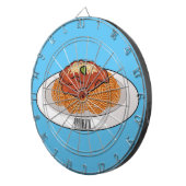 Afbeelding van de cartoon van Spaghetti Dartbord (Voorkant Rechts)