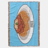 Afbeelding van de cartoon van Spaghetti Deken (Voorkant Verticaal)