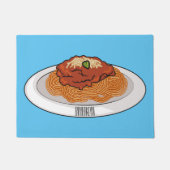 Afbeelding van de cartoon van Spaghetti Deurmat (Voorkant)