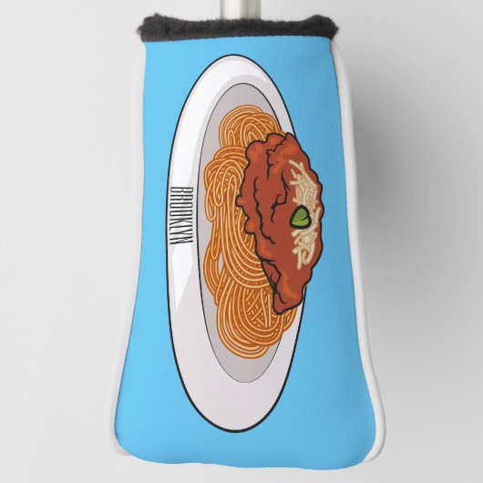 Afbeelding van de cartoon van Spaghetti Golfheadcover (Draai 90)