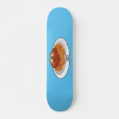 Afbeelding van de cartoon van Spaghetti Persoonlijk Skateboard (Voorkant)
