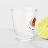 Afbeelding van de cartoon van Spaghetti Shot Glas (Links)