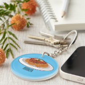 Afbeelding van de cartoon van Spaghetti Sleutelhanger (Voorkant Rechts)