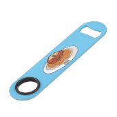 Afbeelding van de cartoon van Spaghetti Speed Flessenopener (Voorkant Gekanteld)