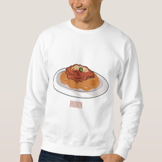 Afbeelding van de cartoon van Spaghetti Trui (Voorkant)