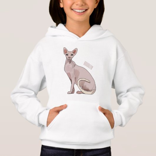 Afbeelding van de cartoon van sphynx-katten (Voorkant)