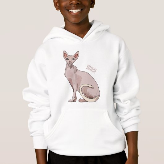 Afbeelding van de cartoon van sphynx-katten (Voorkant)
