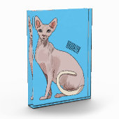 Afbeelding van de cartoon van sphynx-katten fotoblokken (Links)