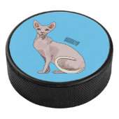Afbeelding van de cartoon van sphynx-katten hockey puck (3/4)