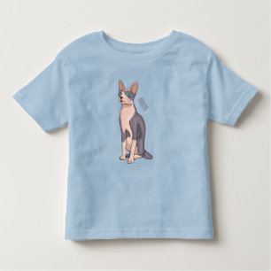 Afbeelding van de cartoon van sphynx-katten kinder shirts