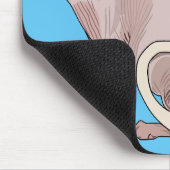 Afbeelding van de cartoon van sphynx-katten muismat (Hoek)