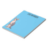 Afbeelding van de cartoon van sphynx-katten notitieblok (Linkerzijde)