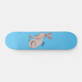 Afbeelding van de cartoon van sphynx-katten persoonlijk skateboard (Horizontaal)