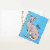 Afbeelding van de cartoon van sphynx-katten planner (Display)