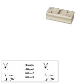 Afbeelding van de cartoon van sphynx-katten rubberstempel (Gestempeld)