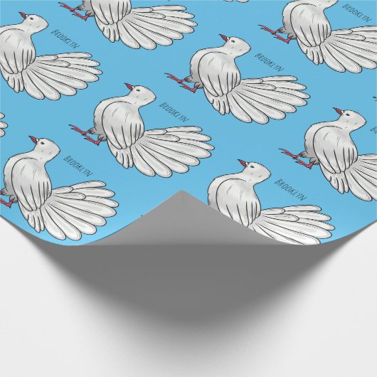 Afbeelding van de cartoon van trekduiven cadeaupapier (Hoek)