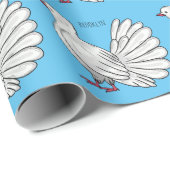 Afbeelding van de cartoon van trekduiven cadeaupapier (Rol Hoek)