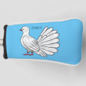Afbeelding van de cartoon van trekduiven golfheadcover (Voorkant)