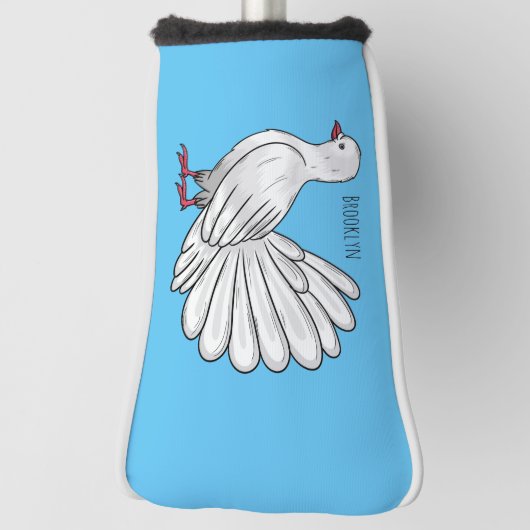 Afbeelding van de cartoon van trekduiven golfheadcover (Draai 90)