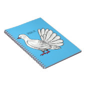 Afbeelding van de cartoon van trekduiven notitieboek (Rechterzijde)